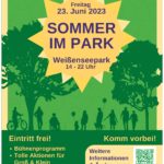 Plakat Sommer im Park 2023,